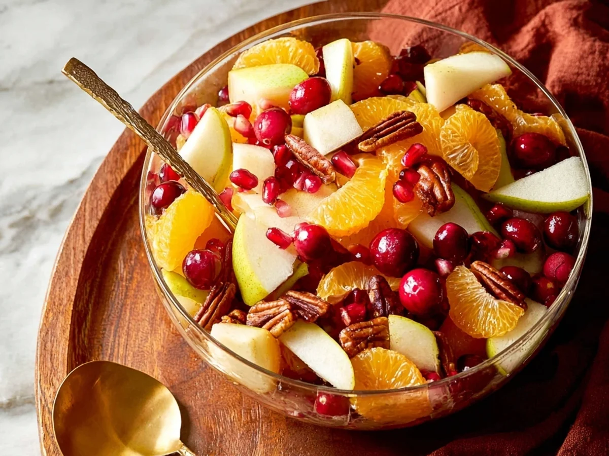 Fresh Thanksgiving Fruit Salad with Honey-Lime Dressing - Image 2