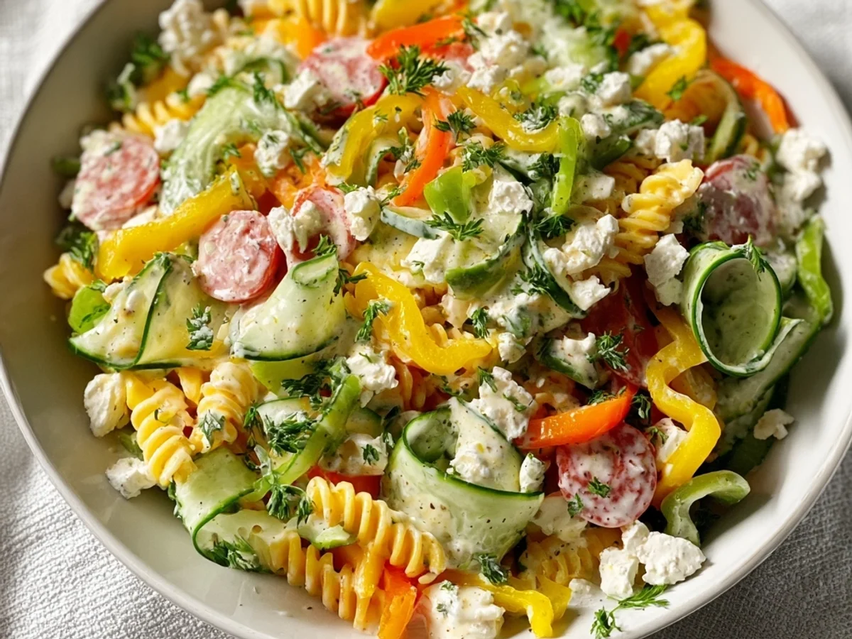 Fresh & Zesty Cold Salad Recipe for Any Potluck - Image 1