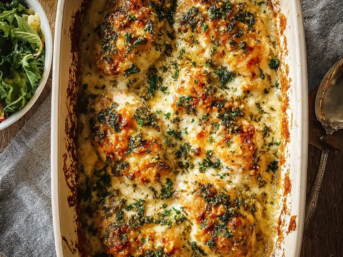 Garlic Parmesan Chicken Bake: Easy Weeknight Meal - Image 1