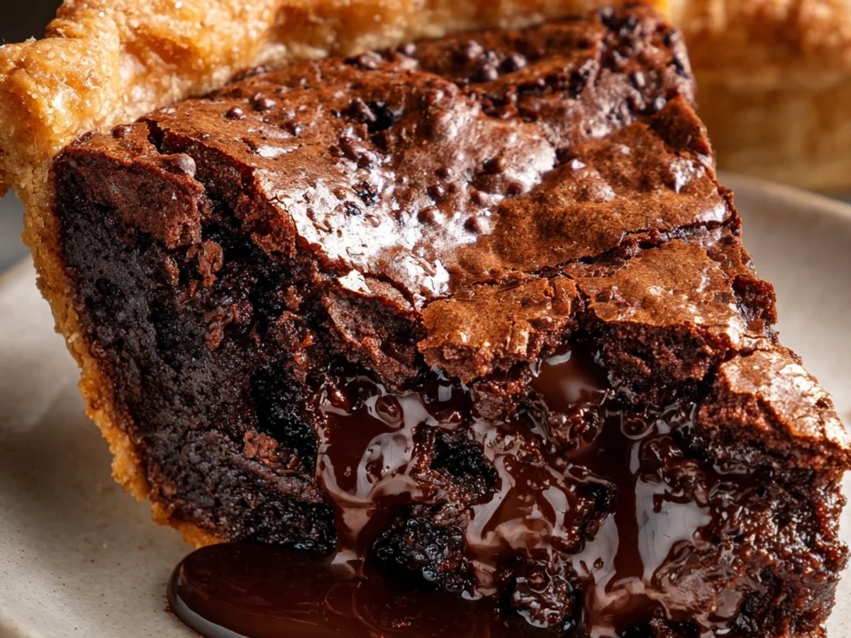 Gooey Brownie Pie: Rich, Fudgy & Irresistible - Image 1