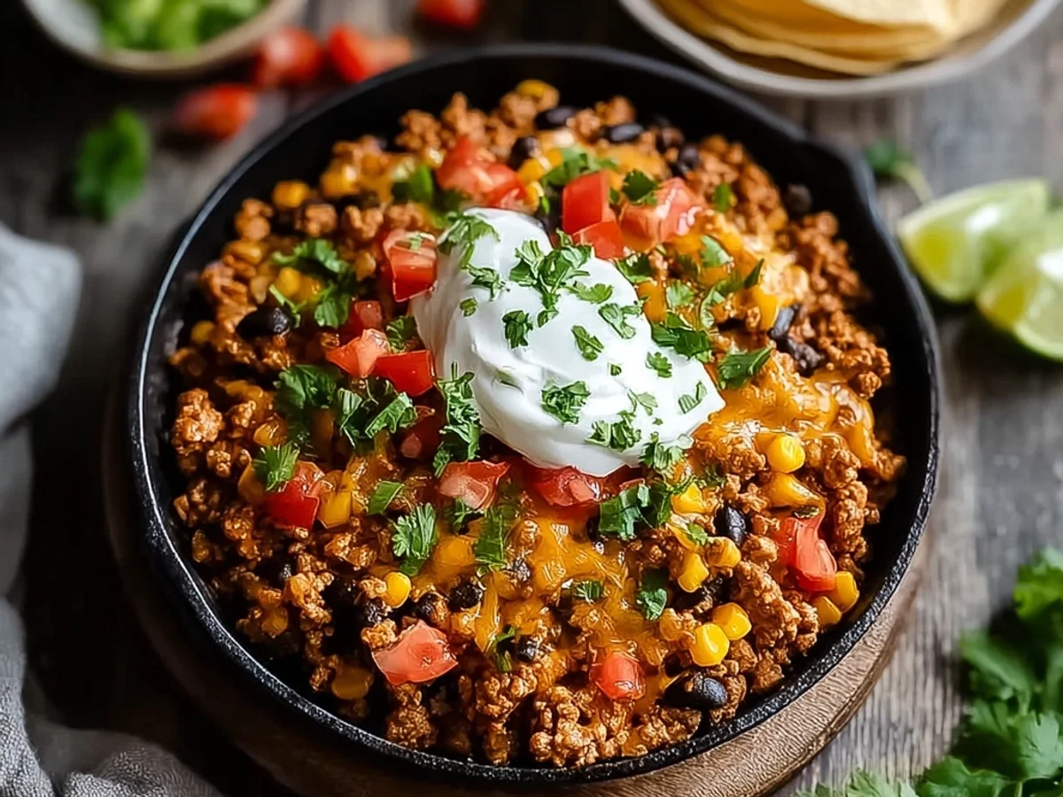 Ground Turkey Taco Skillet: Quick Weeknight Flavor - Image 2
