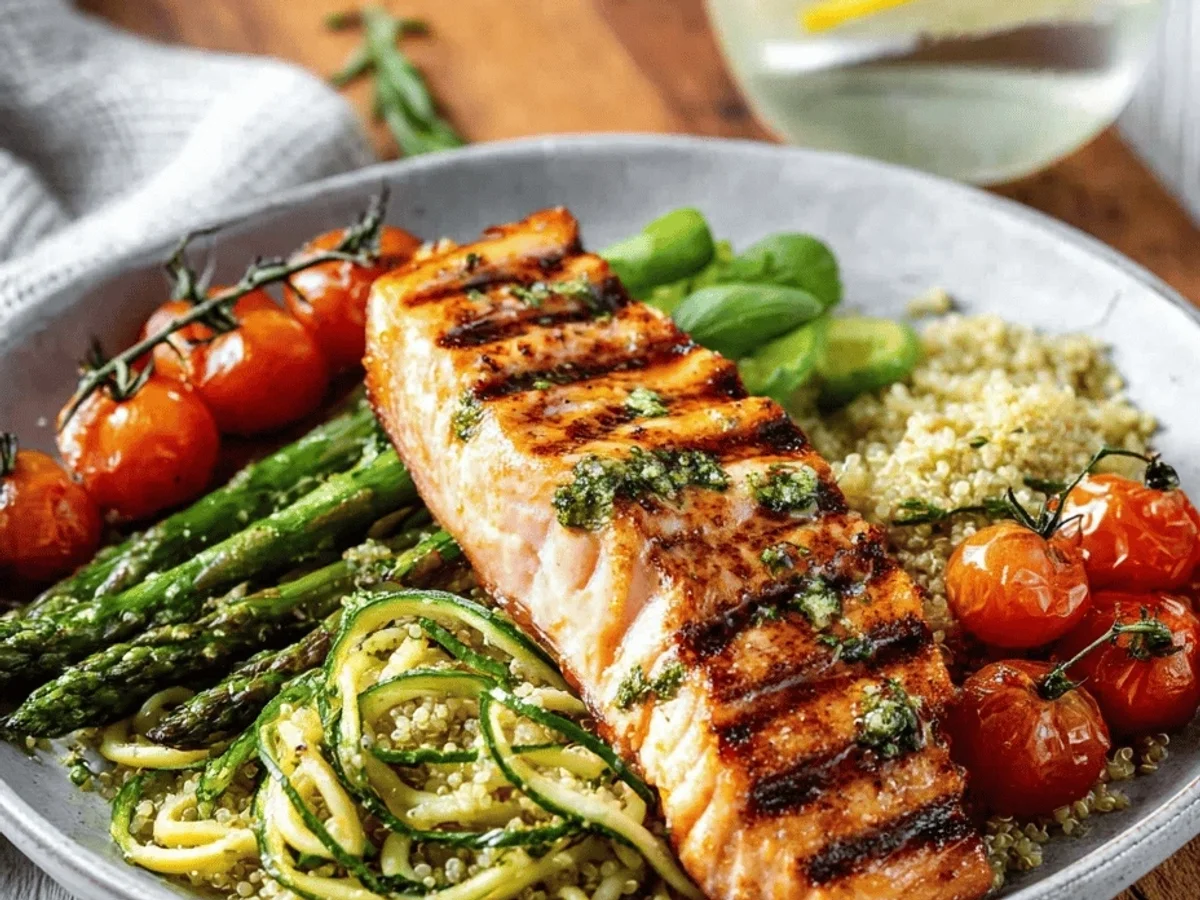 Healthy Clean Eating Dinner Ideas: My Go-To Salmon Bowl - Image 1