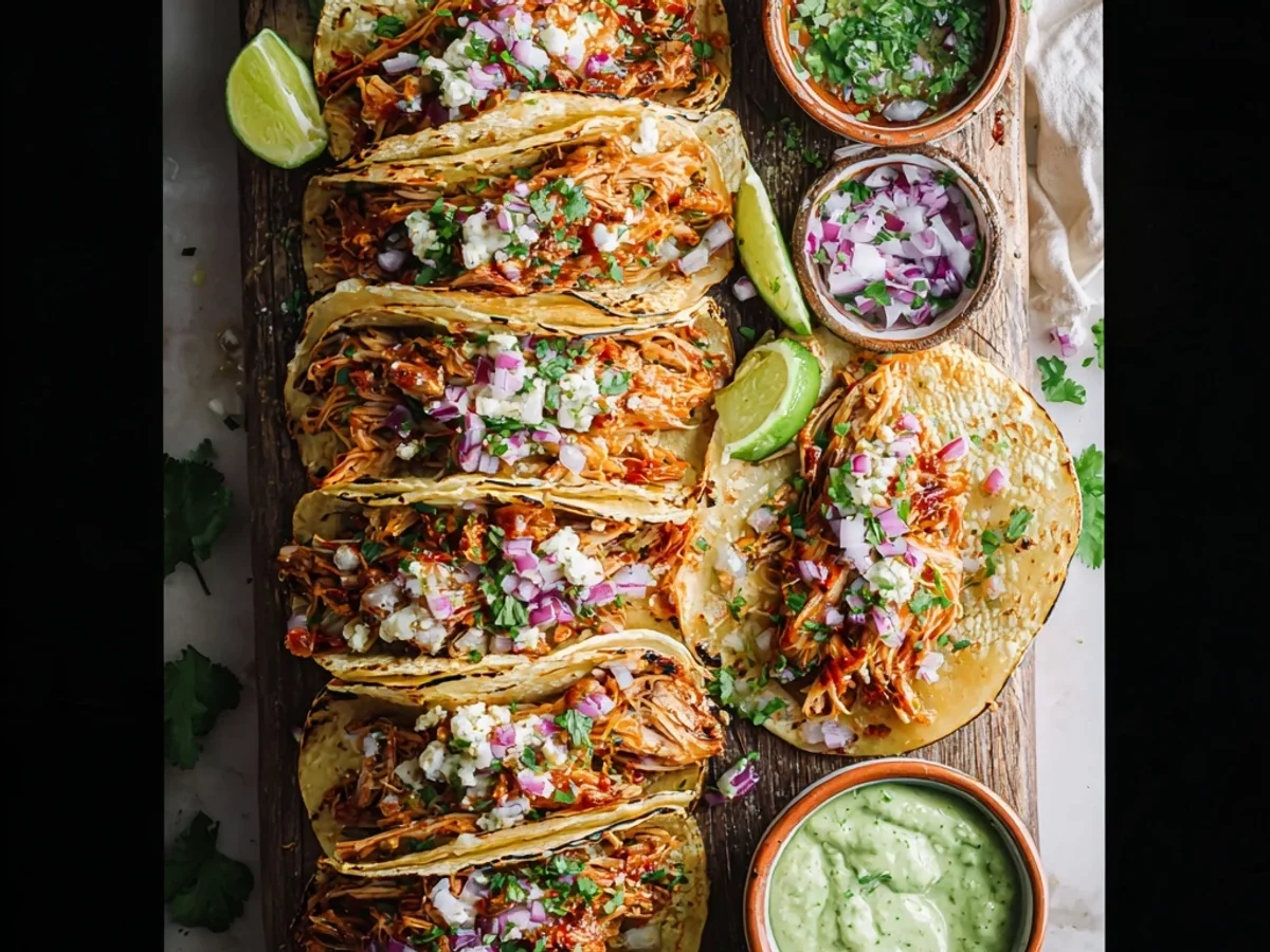 Healthy Slow Cooker Chicken Tacos: Weeknight Win - Image 1