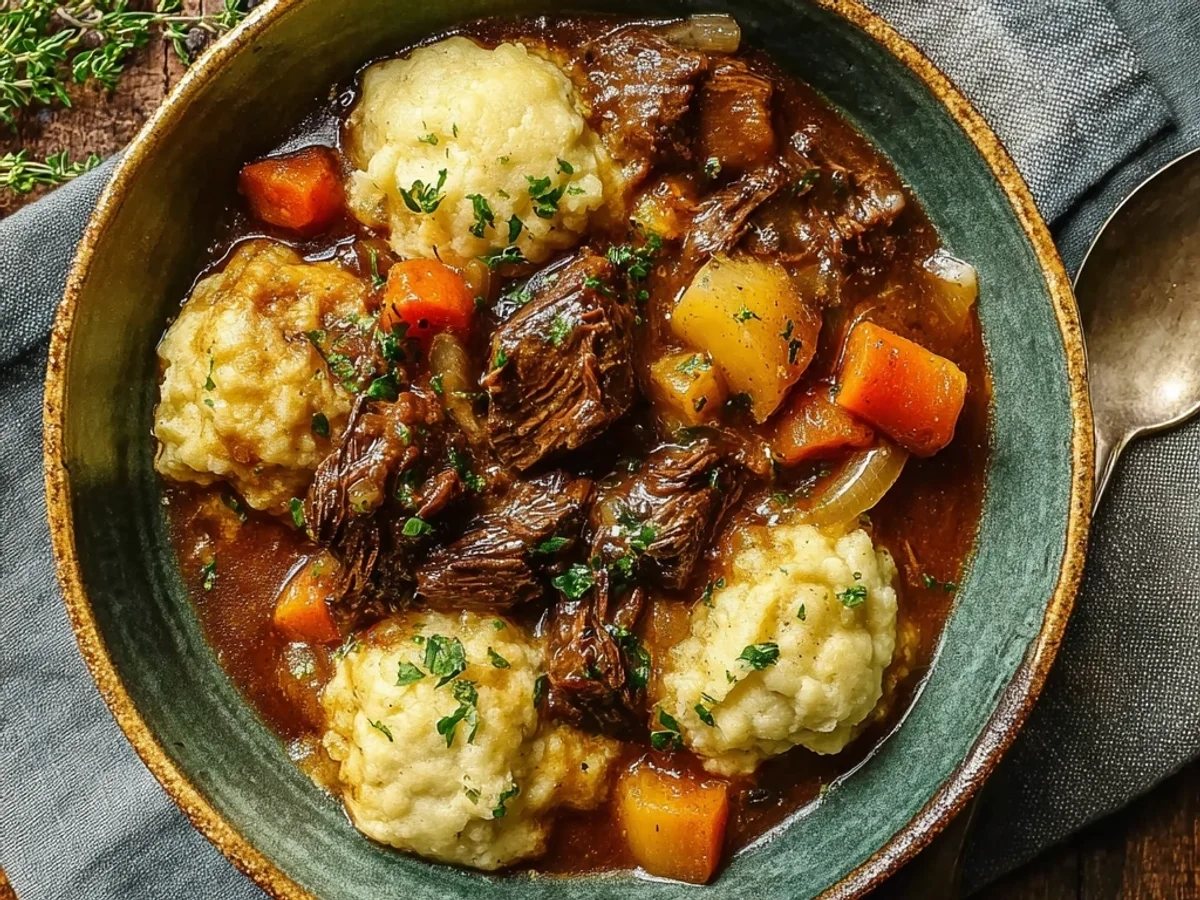 Hearty Beef Stew & Dumplings: A Soulful Family Meal - Image 2