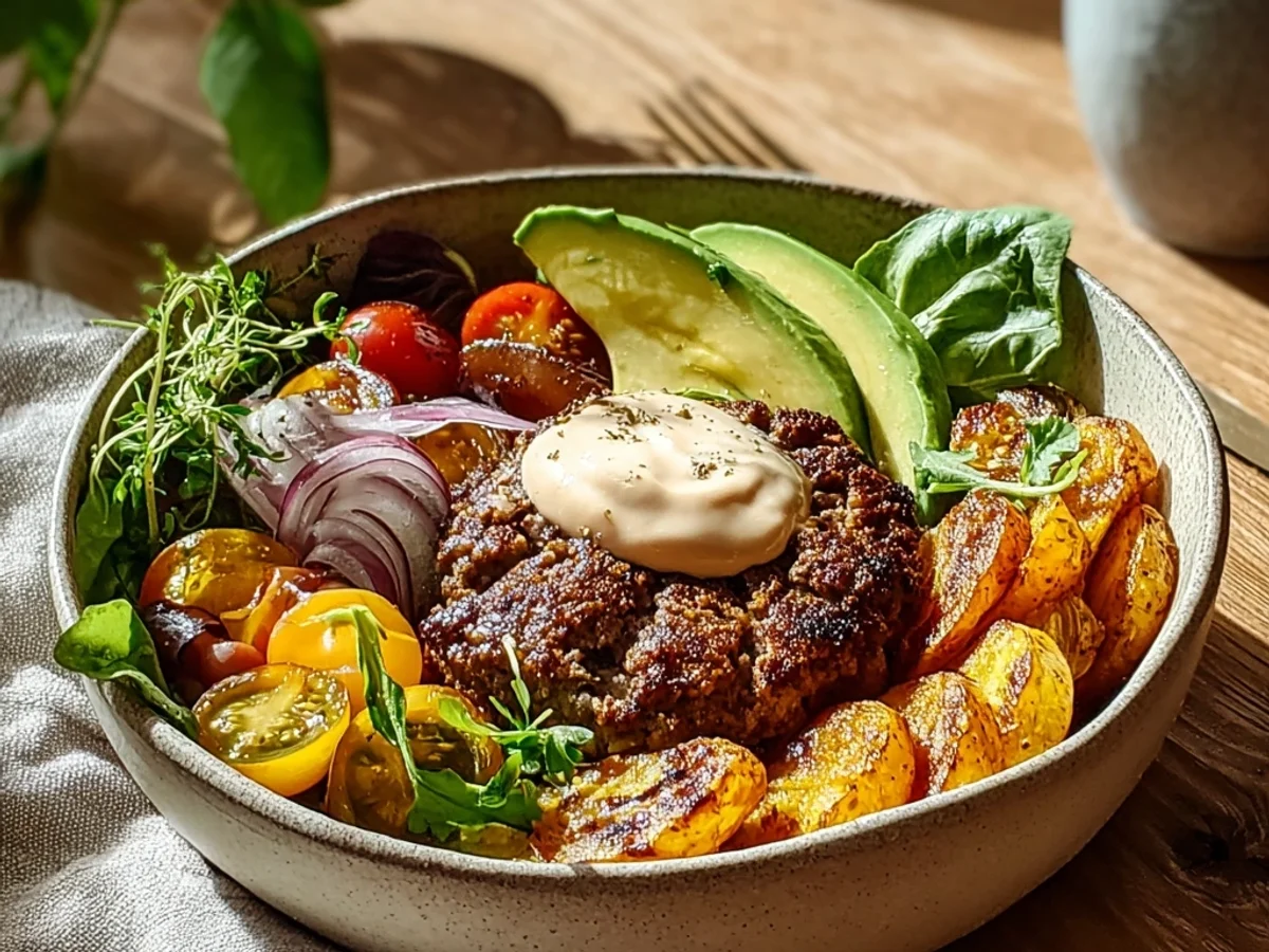 Hearty Burger Bowls: Easy Weeknight Meal Idea - Image 2