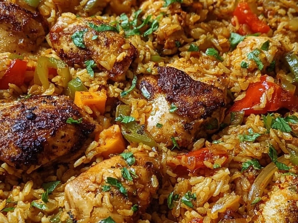Hearty Caribbean Chicken and Rice: Easy One-Pan Meal - Image 2