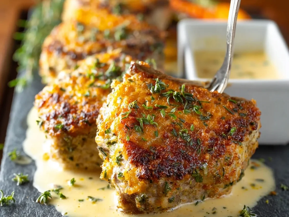 Hearty Cheddar Ranch Lamb Chops: A Flavorful Dinner - Image 2