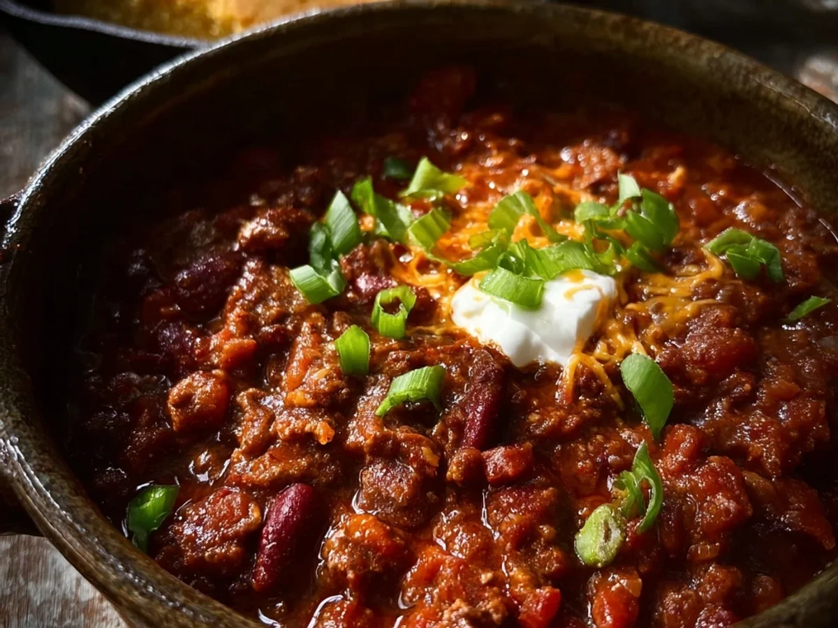 Hearty Classic Slow Cooker Chili for Cozy Nights - Image 1