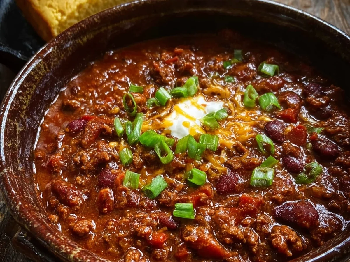 Hearty Classic Slow Cooker Chili for Cozy Nights - Image 2