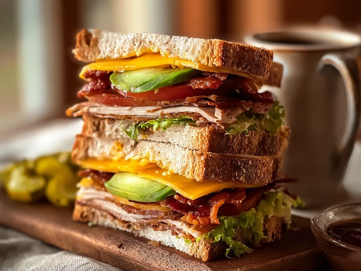 Hearty Cowboy Club Sandwich: A Robust, Flavorful Stack - Image 2
