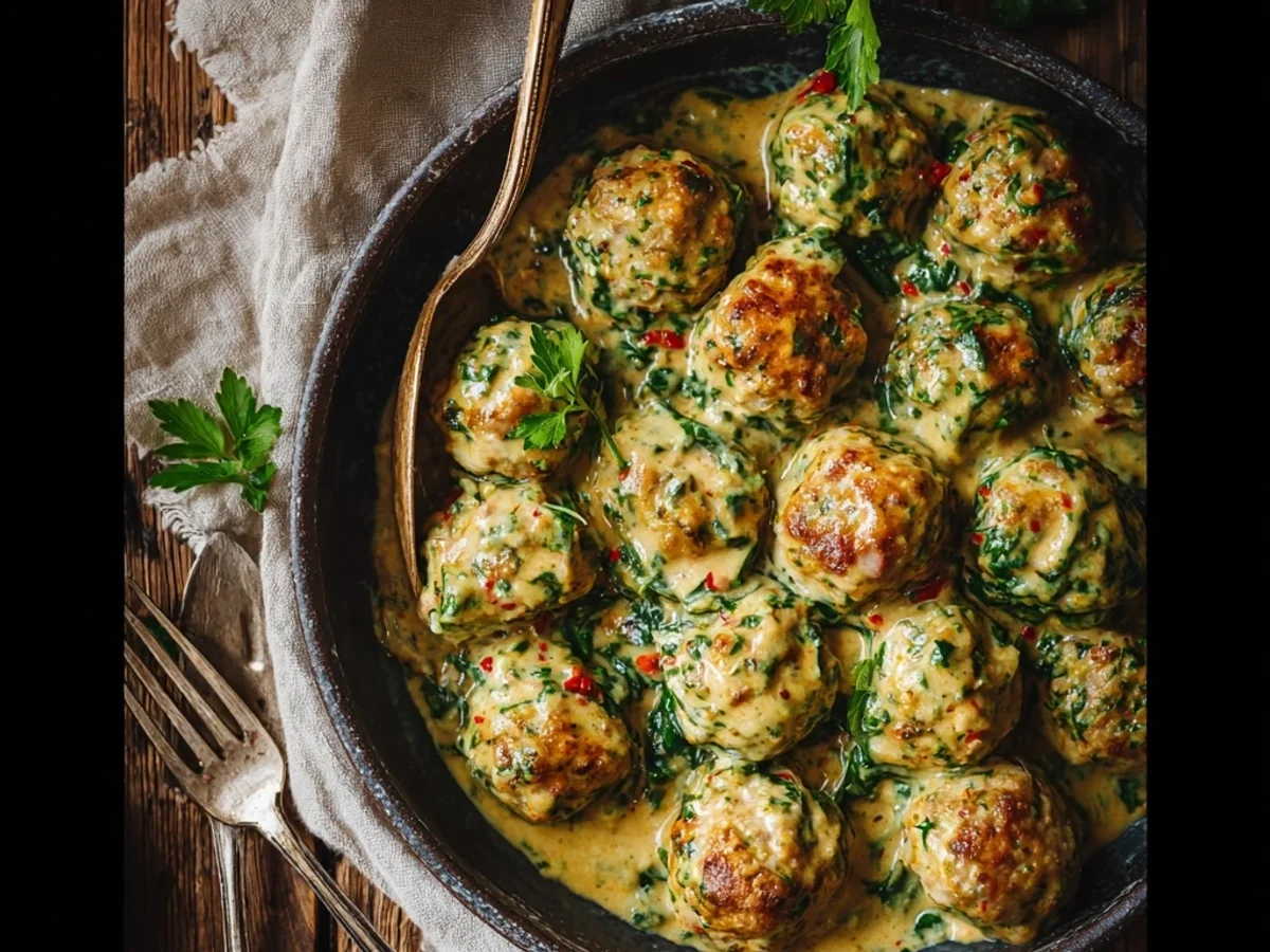 Hearty Creamy Spinach Turkey Meatballs for Weeknights - Image 2
