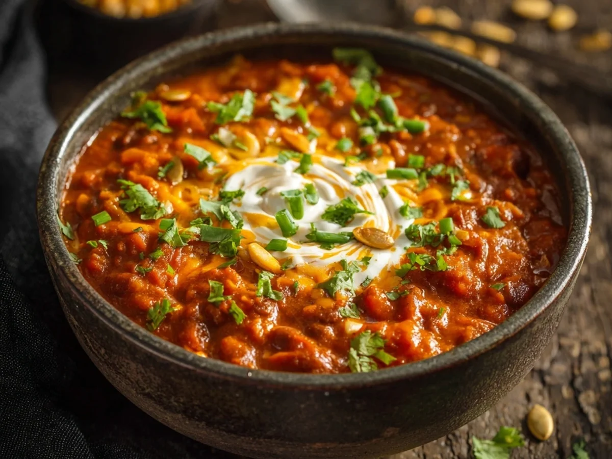 Hearty Crock Pot Pumpkin Chili: A Fall Favorite - Image 2