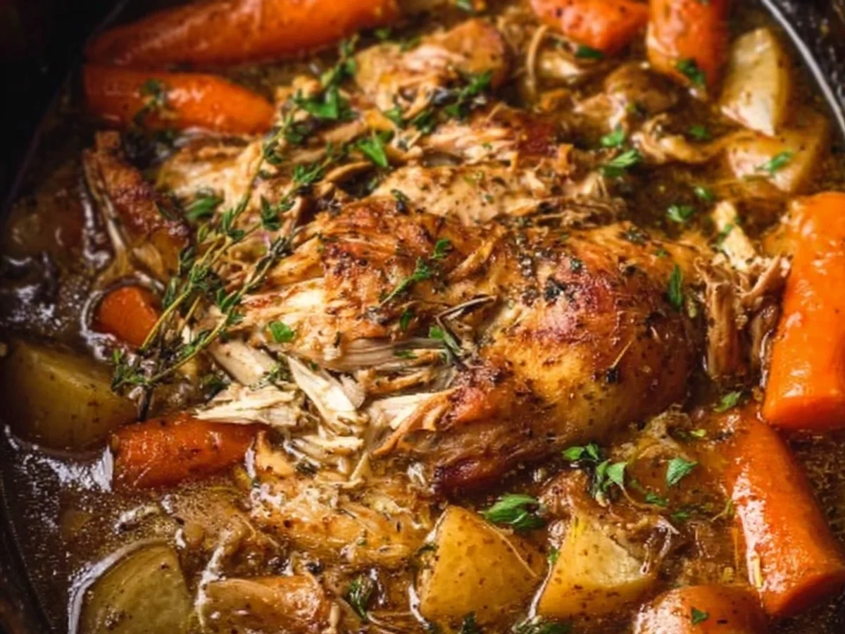 Hearty Crockpot Chicken Pot Roast: Simple Comfort Meal - Image 2