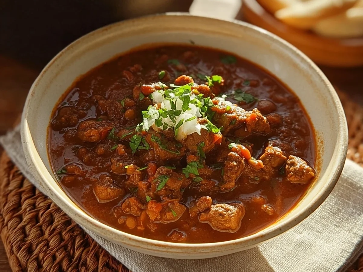 Hearty Deer Chili Recipe: A Comforting Bowl - Image 1