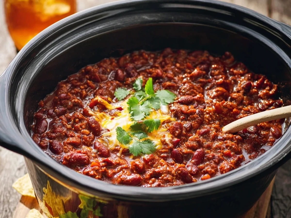 Hearty Easy Crockpot Chili Recipe for Weeknights - Image 2