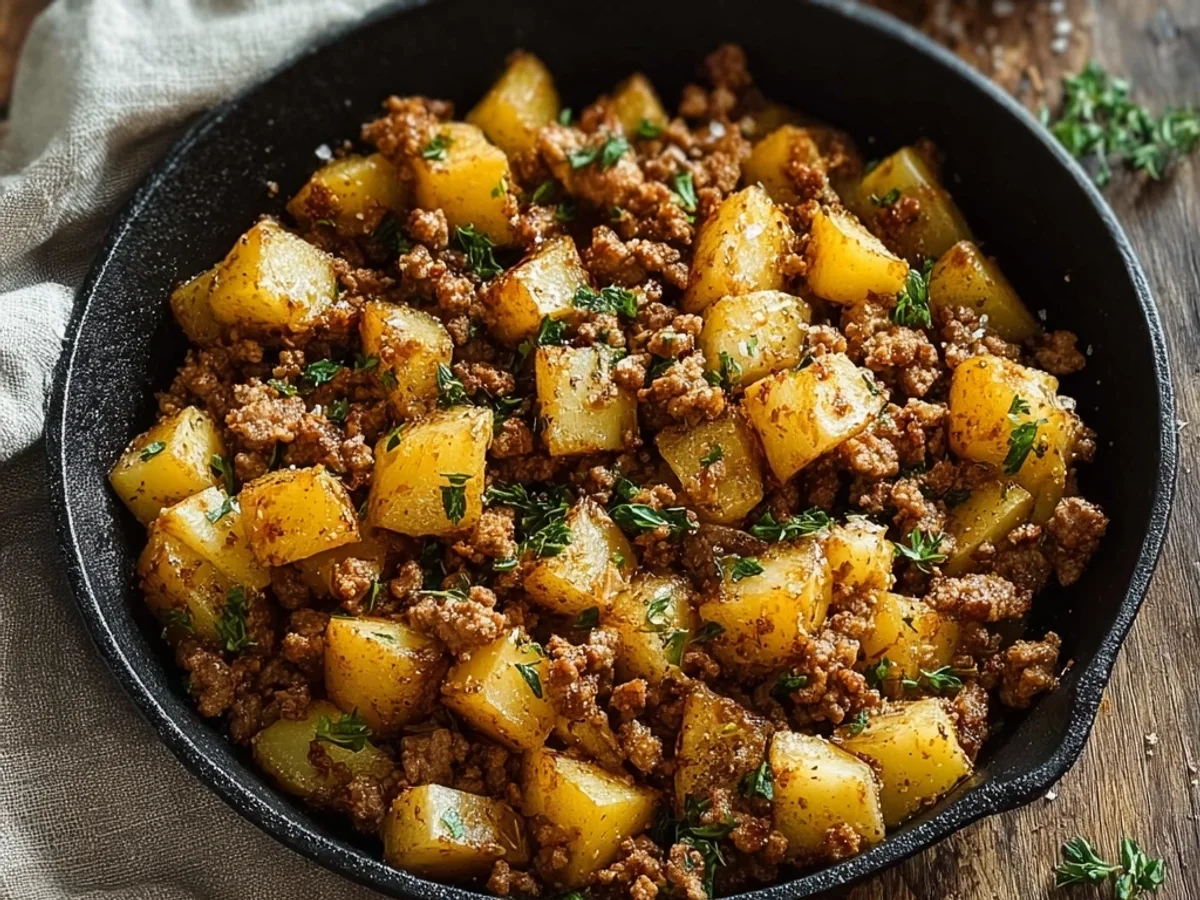 Hearty Ground Turkey and Potatoes Skillet - Image 1