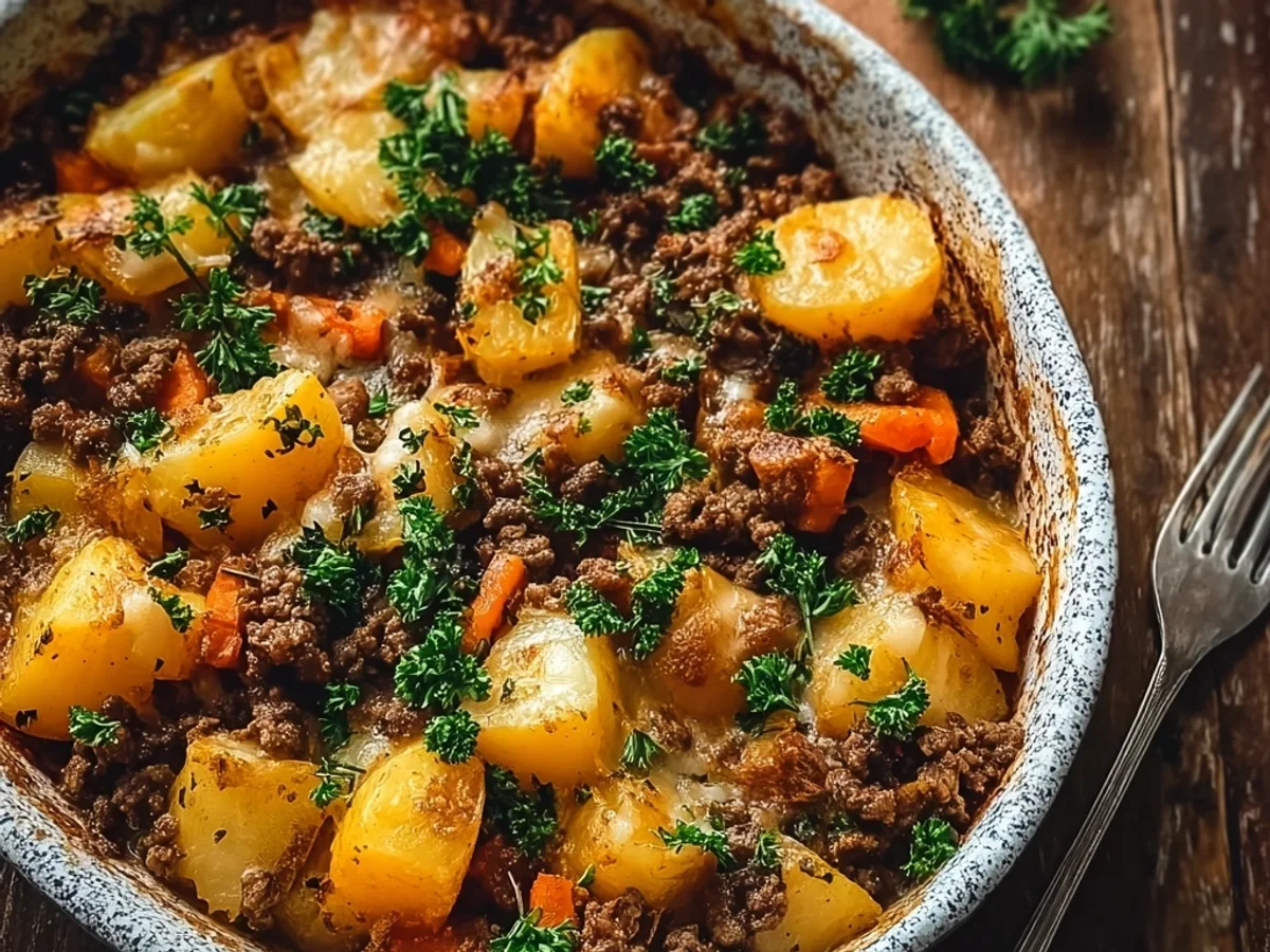 Hearty Hobo Casserole with Ground Beef Recipe - Image 1