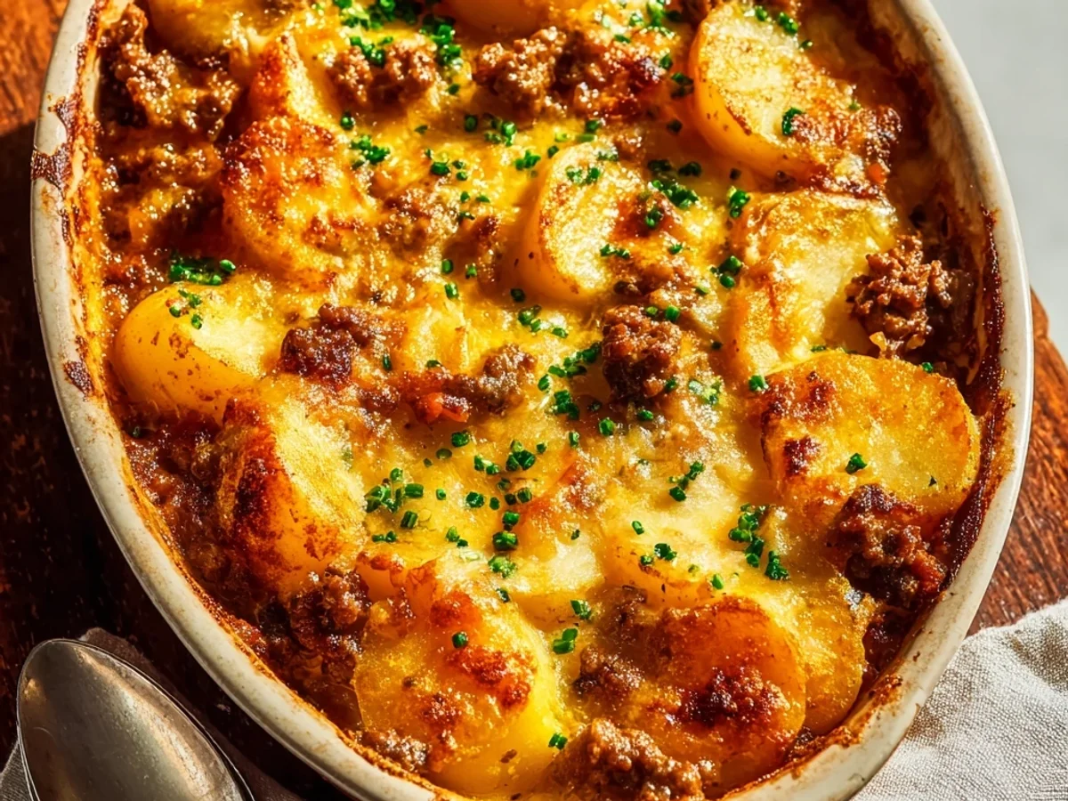 Hearty Hobo Casserole with Ground Beef & Veggies - Image 1