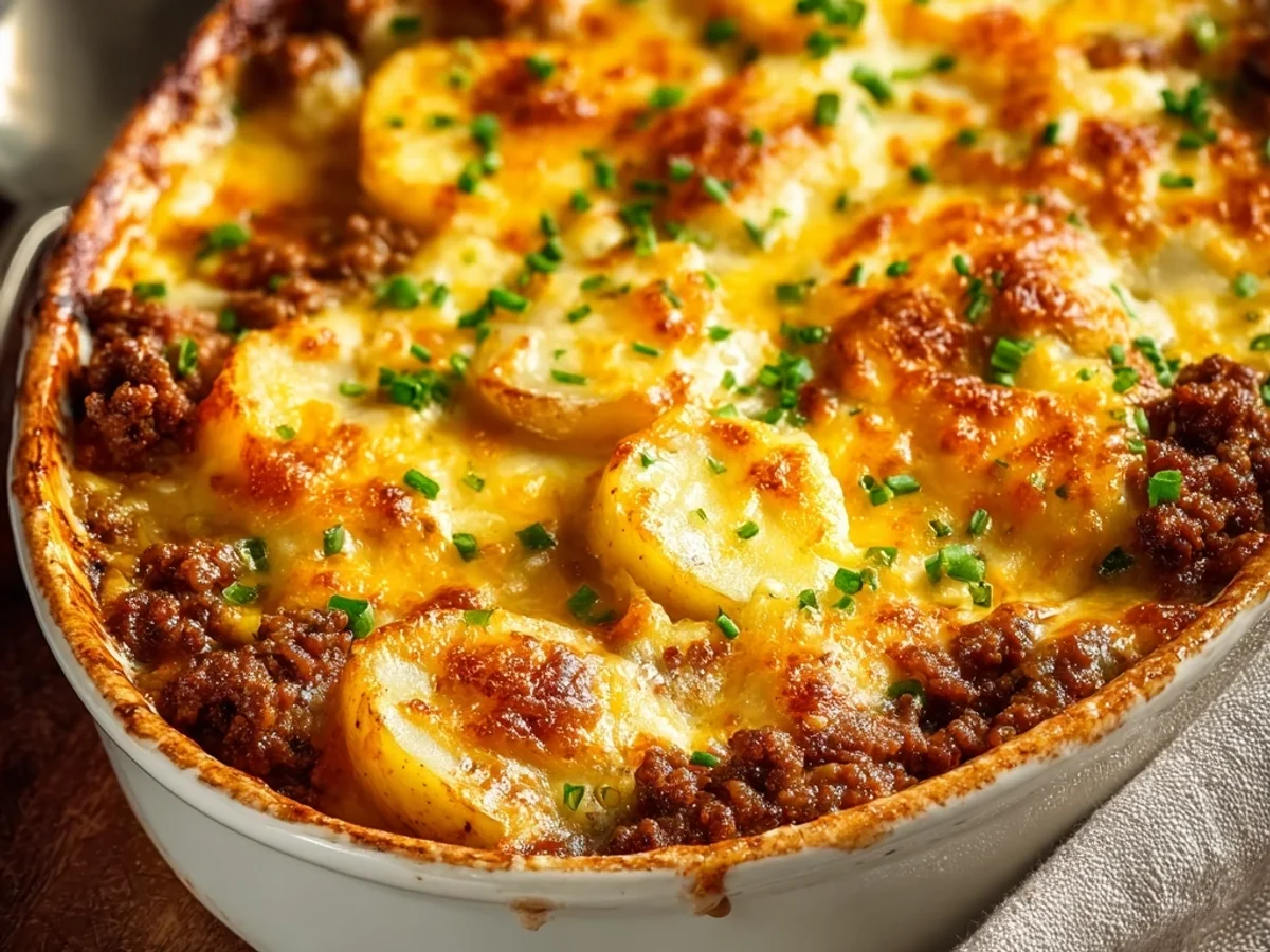 Hearty Hobo Casserole with Ground Beef & Veggies - Image 2