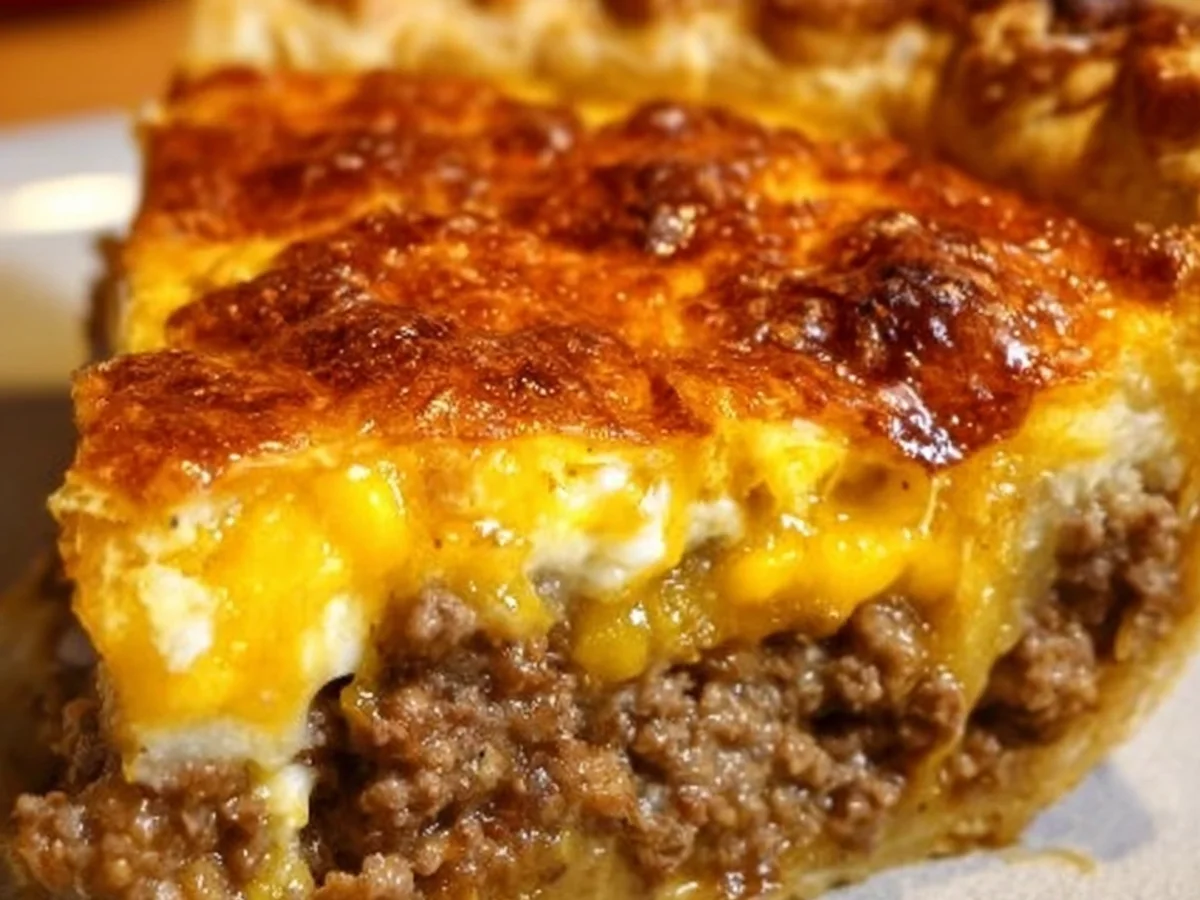 Hearty Homemade Cheeseburger Pie: Family Dinner Favorite - Image 1