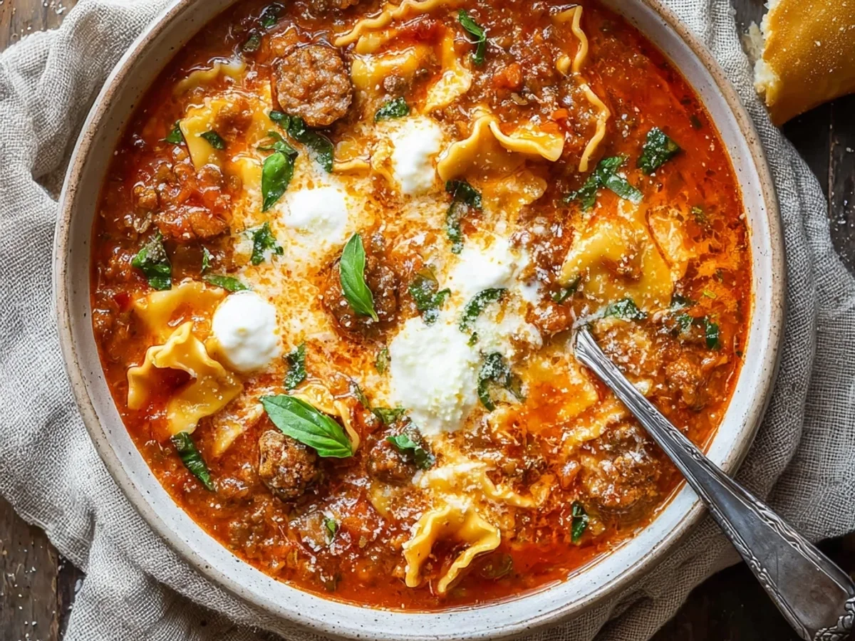 Hearty Lasagna Soup: A Weeknight Comfort Bowl - Image 2