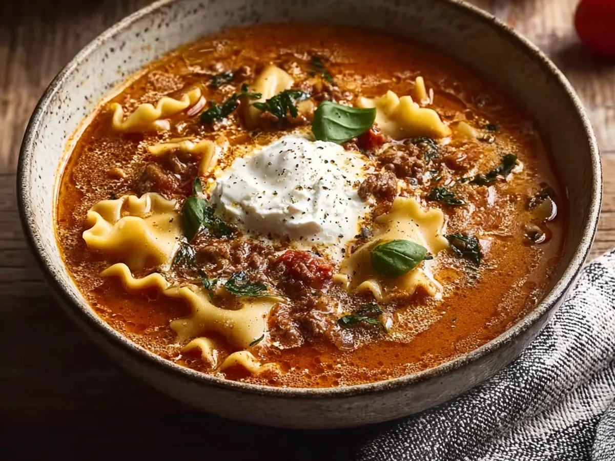 Hearty One Pot Lasagna Soup: Simple Weeknight Comfort - Image 2