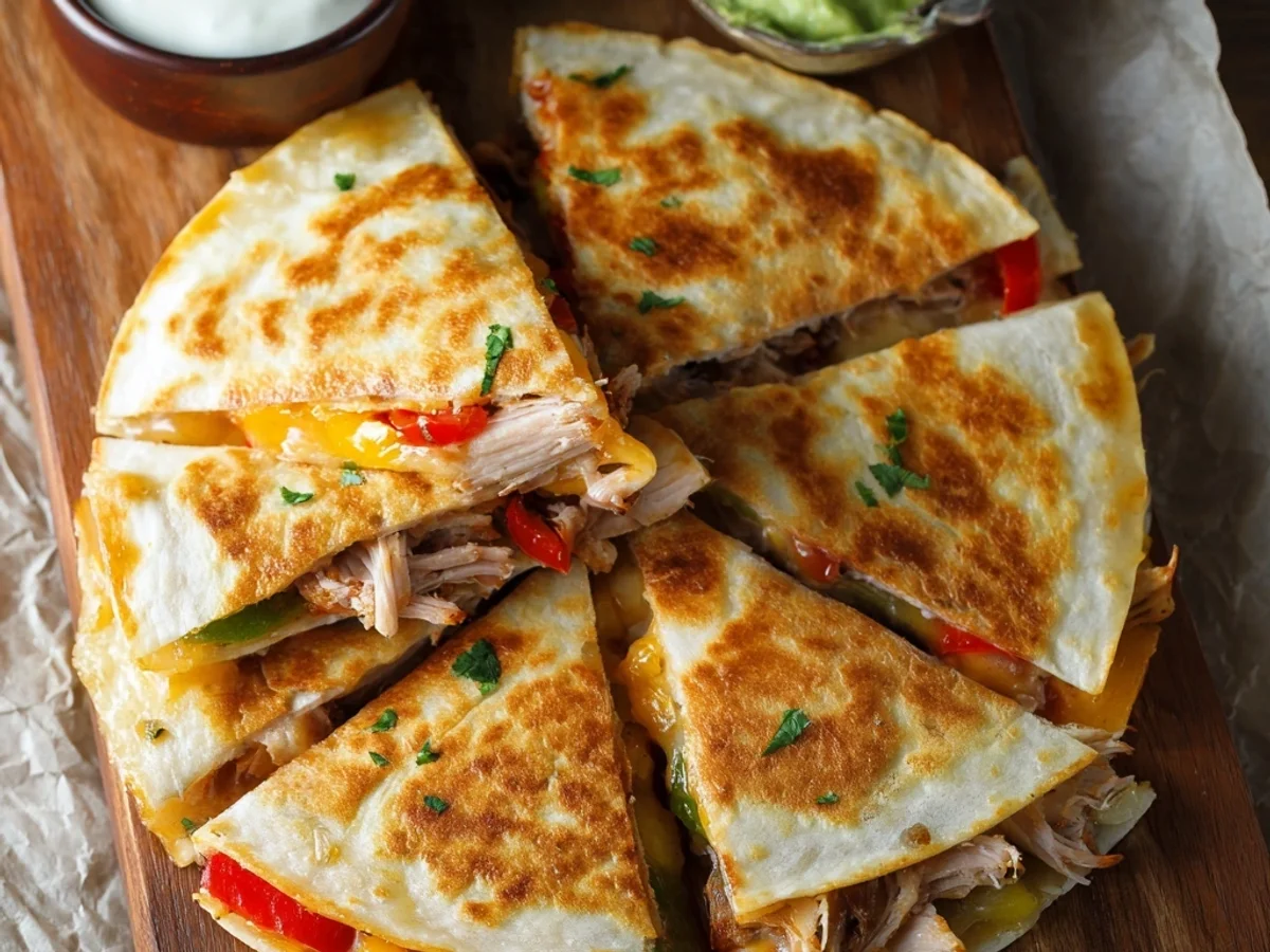 Hearty Rotisserie Chicken Quesadilla: A Flavorful Shortcut - Image 1