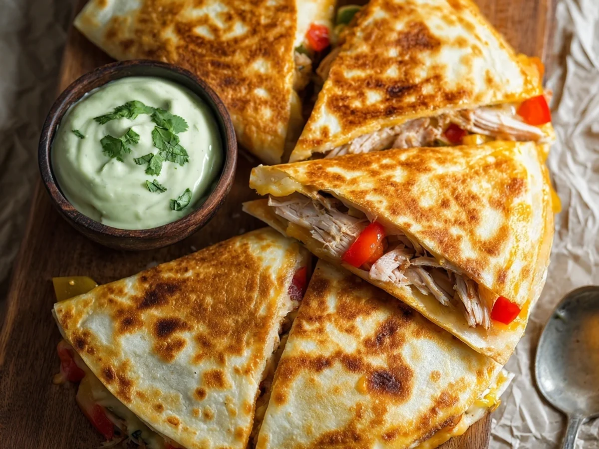 Hearty Rotisserie Chicken Quesadilla: A Flavorful Shortcut - Image 2