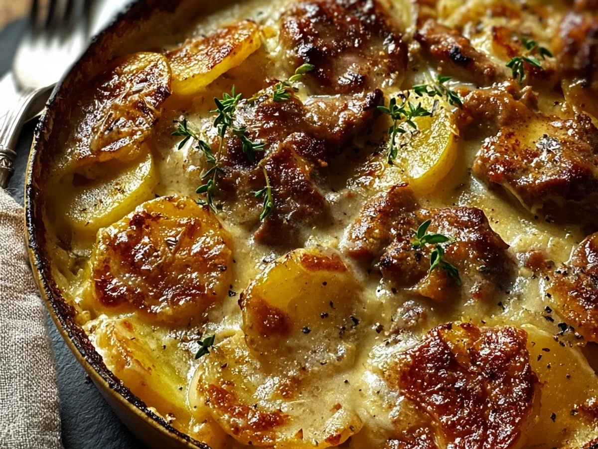 Hearty Smothered Lamb Chop & Scalloped Potato Casserole - Image 2
