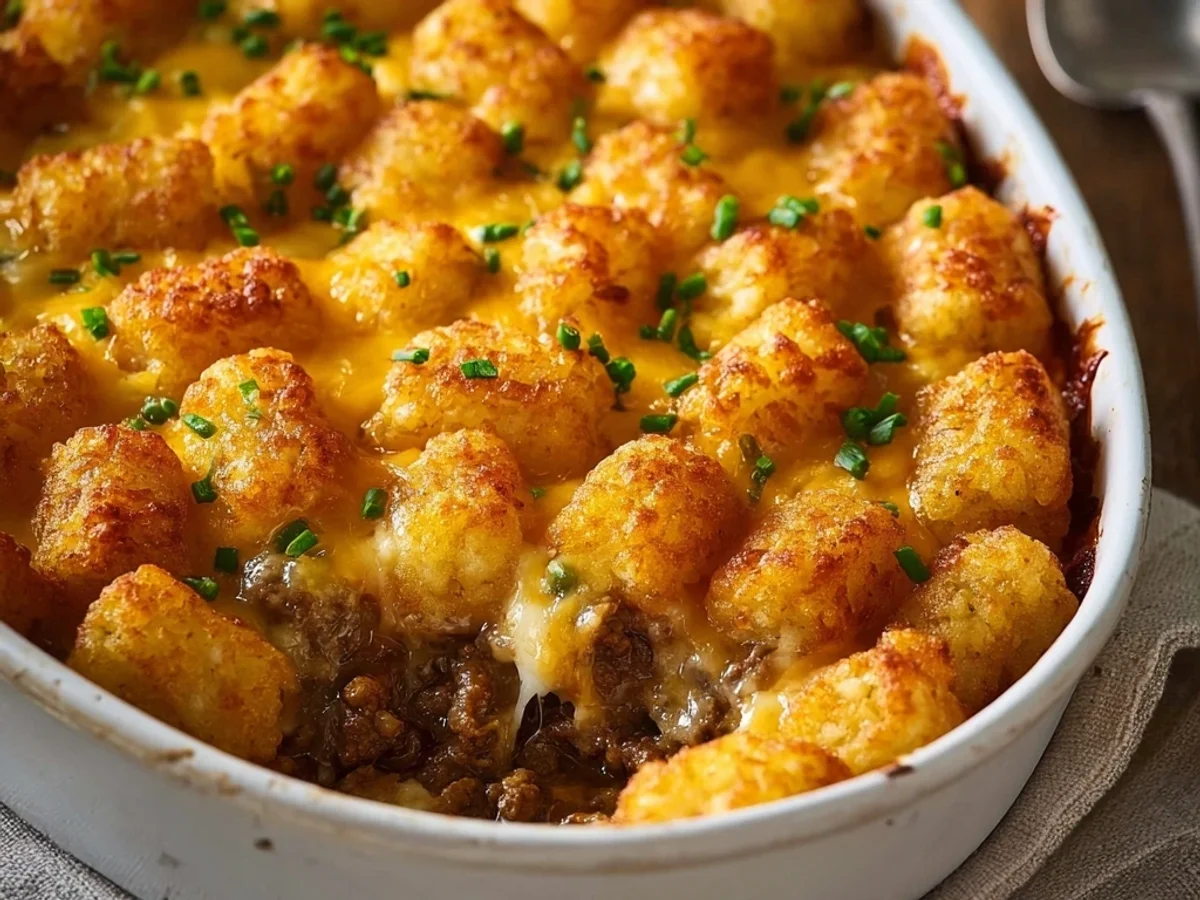 Hearty Tater Tot Casserole with Ground Beef - Image 2