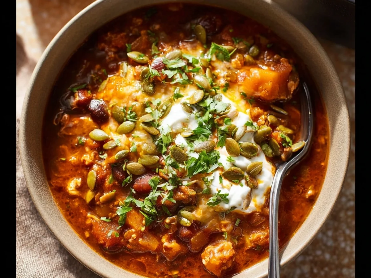 Hearty Turkey Pumpkin Chili: A Fall Favorite - Image 1