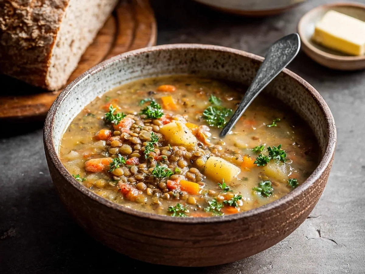 Hearty Vegetarian Lentil Soup: A Satisfying Meal - Image 2