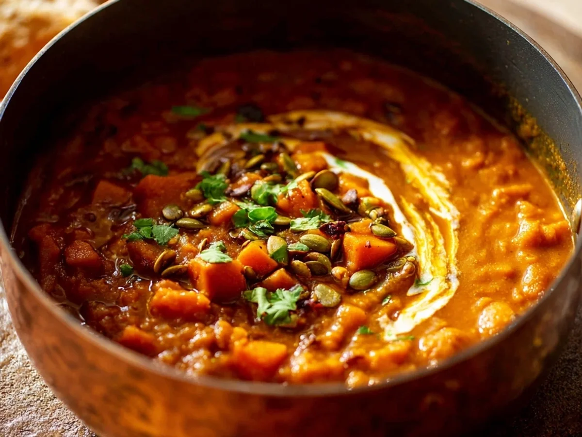 Hearty Vegetarian Pumpkin Chili: A Fall Favorite - Image 1