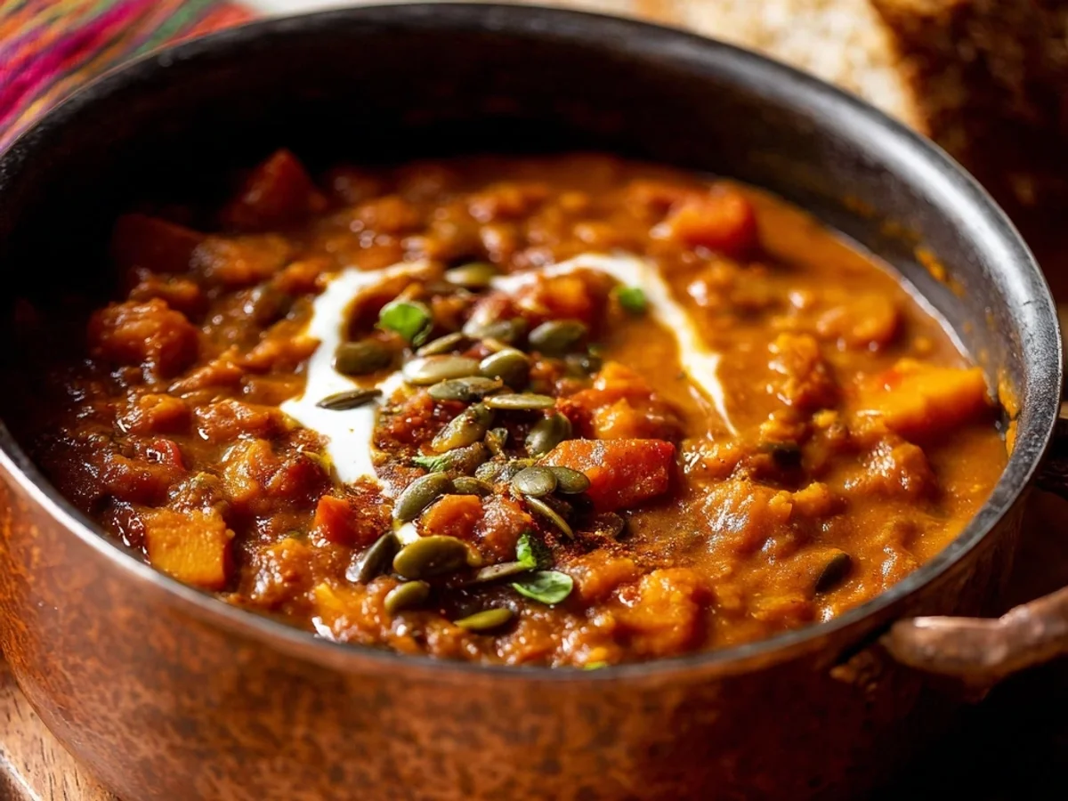 Hearty Vegetarian Pumpkin Chili: A Fall Favorite - Image 2