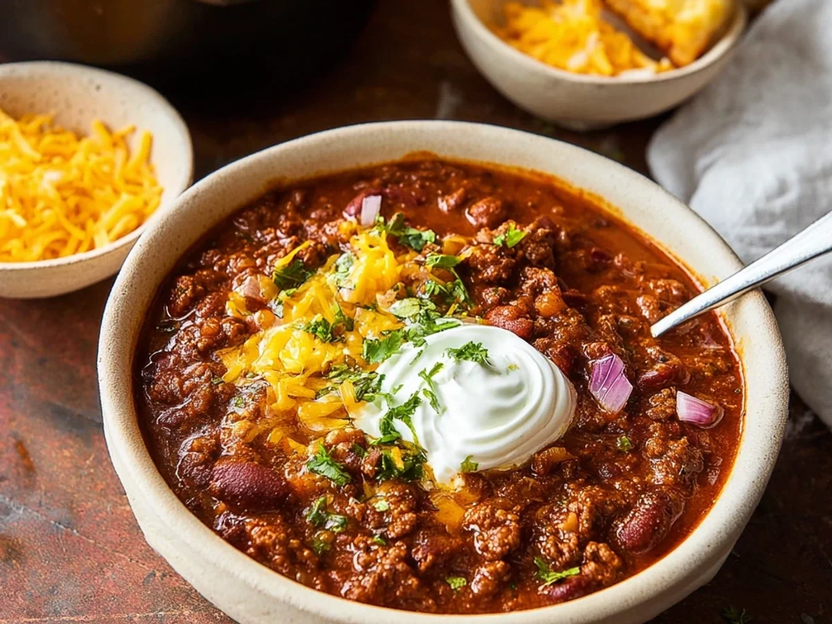 Hearty Weeknight Easy Chili Recipe - Image 1