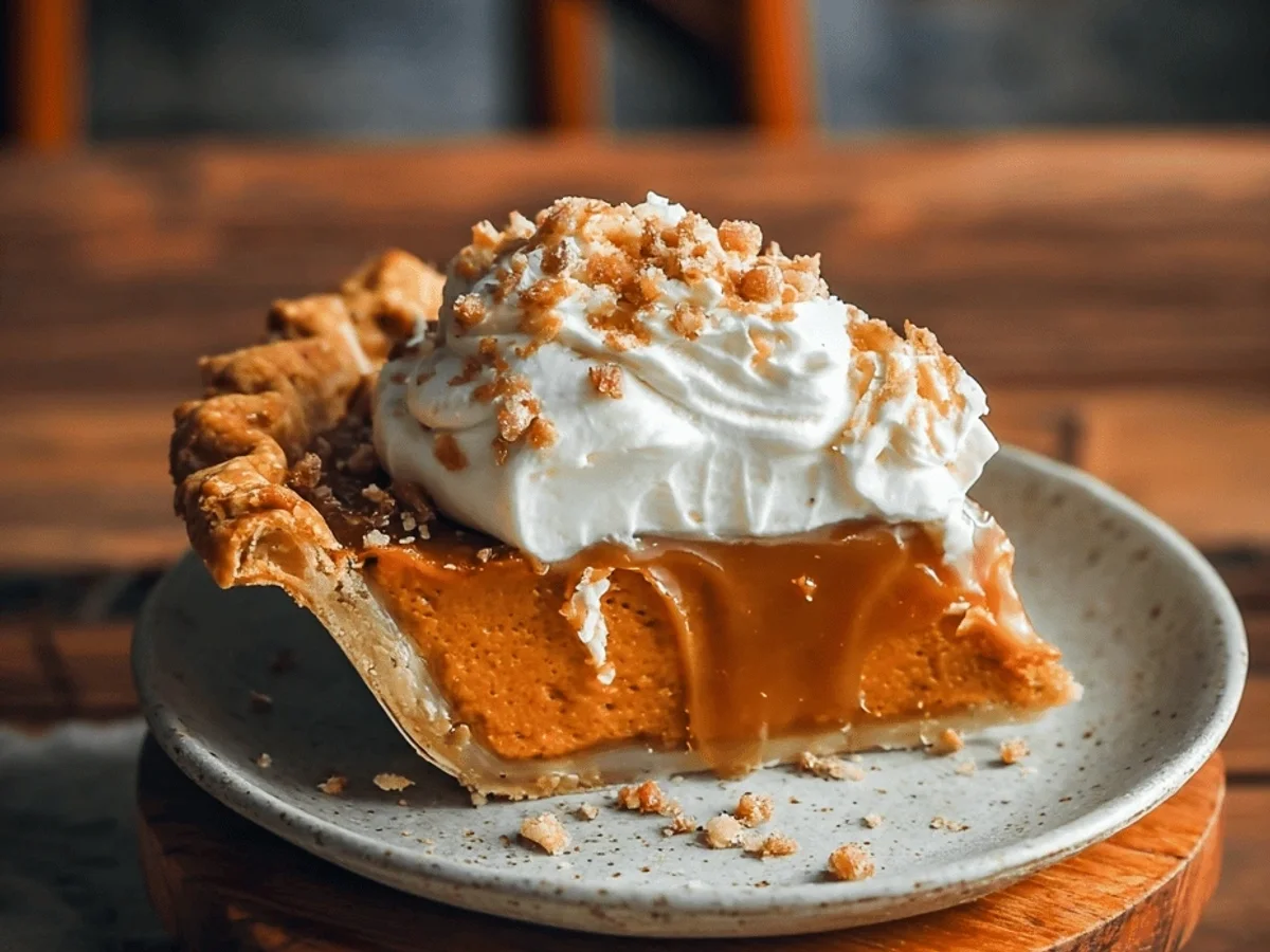 Hilly's Pumpkin Caramel Pie: A Cozy Fall Dream - Image 1