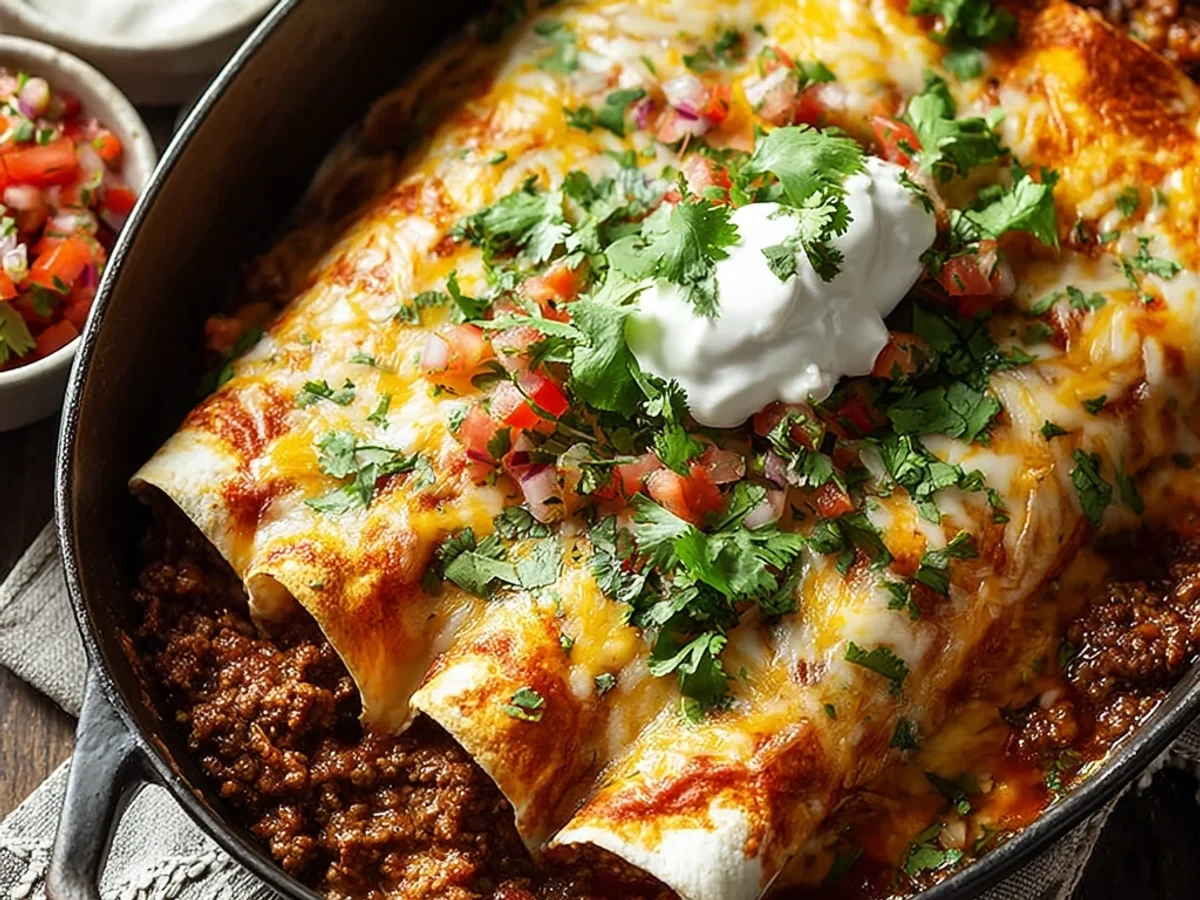 Homestyle Ground Beef Enchiladas: Simple & Hearty - Image 2