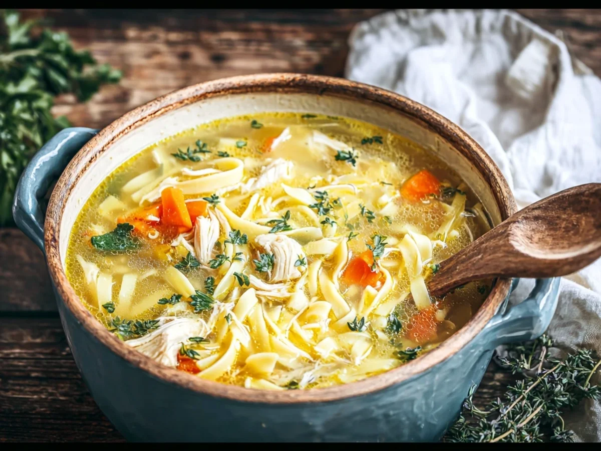 Homestyle Healing Chicken Noodle Soup: A Comforting Bowl - Image 2