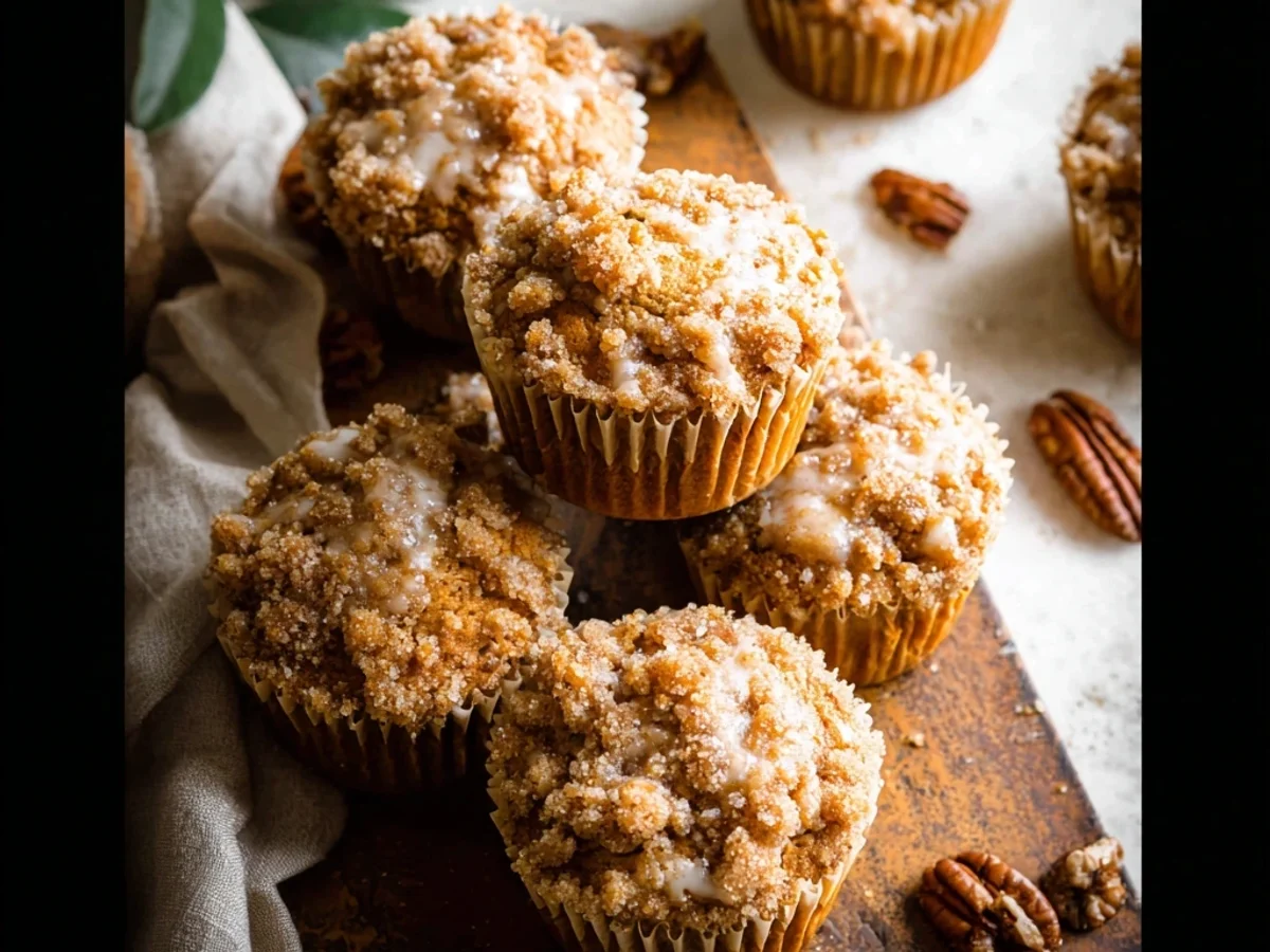 Homestyle Pumpkin Crumb Cake Muffins: Delicious Fall Treat - Image 2