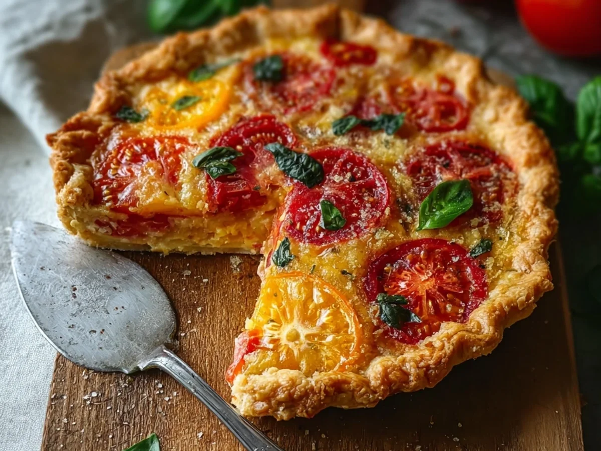 Homestyle Southern Tomato Pie Recipe - Image 1