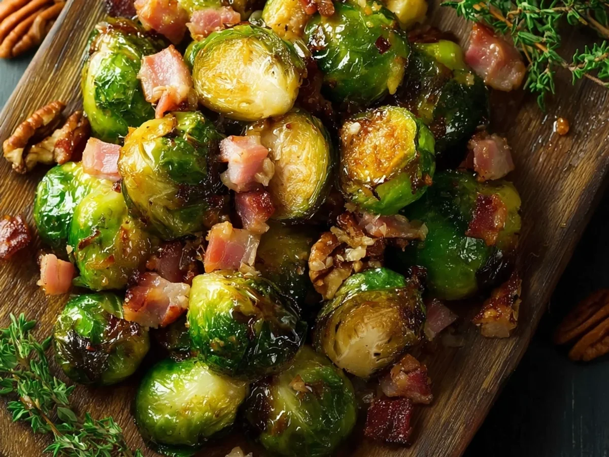 Honey Glazed Roasted Brussels Sprouts with a Zesty Kick - Image 2