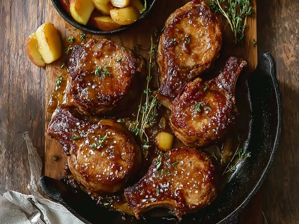 Juicy Apple Butter Lamb Chops: A Sweet & Savory Dinner - Image 2