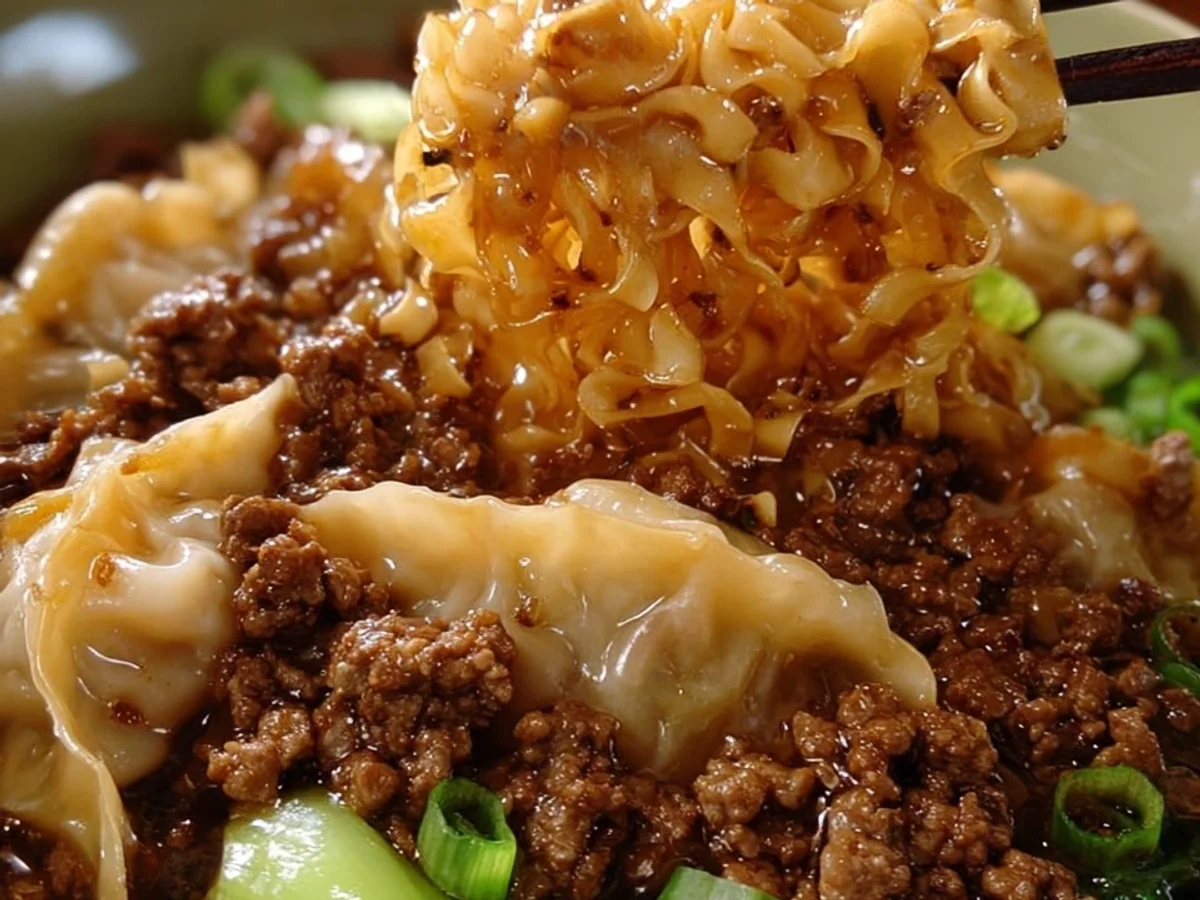 Lamb Potsticker Noodle Bowl: Quick, Bold Flavor - Image 1