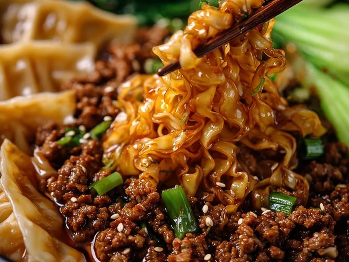 Lamb Potsticker Noodle Bowl: Quick, Bold Flavor - Image 2