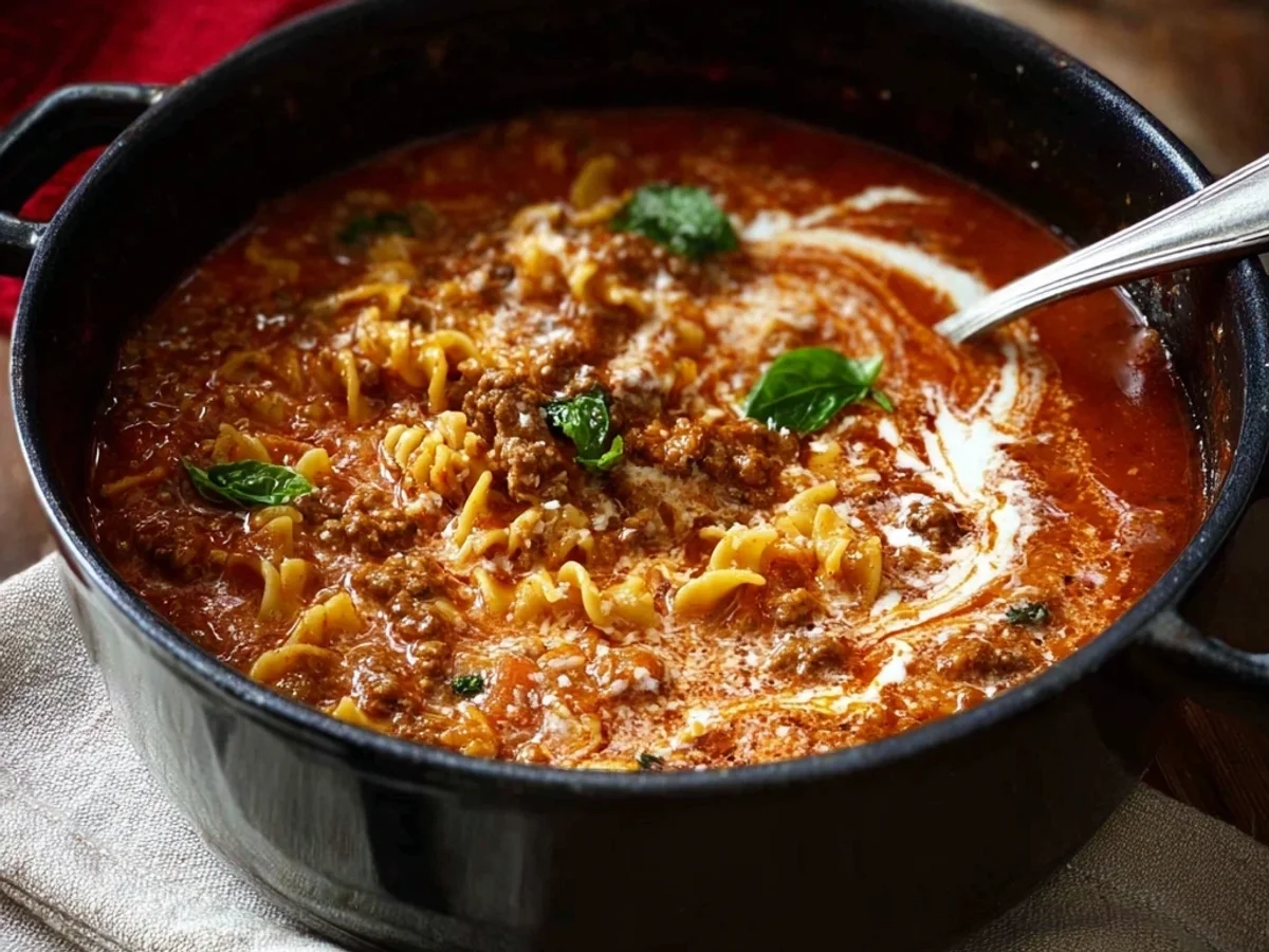Lasagna Soup: Quick & Comforting Weeknight Meal - Image 2