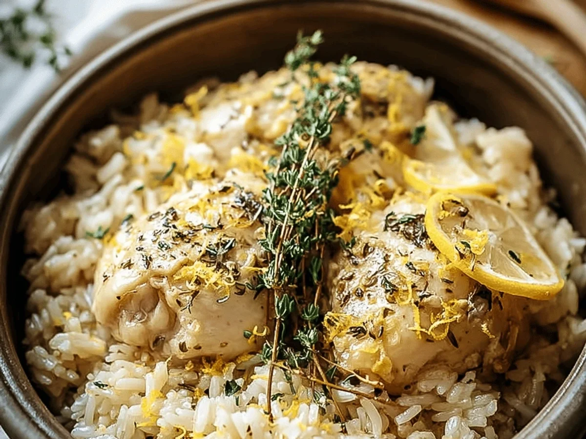 Lemon Herb Chicken Rice: My Cozy Weeknight Go-To - Image 1