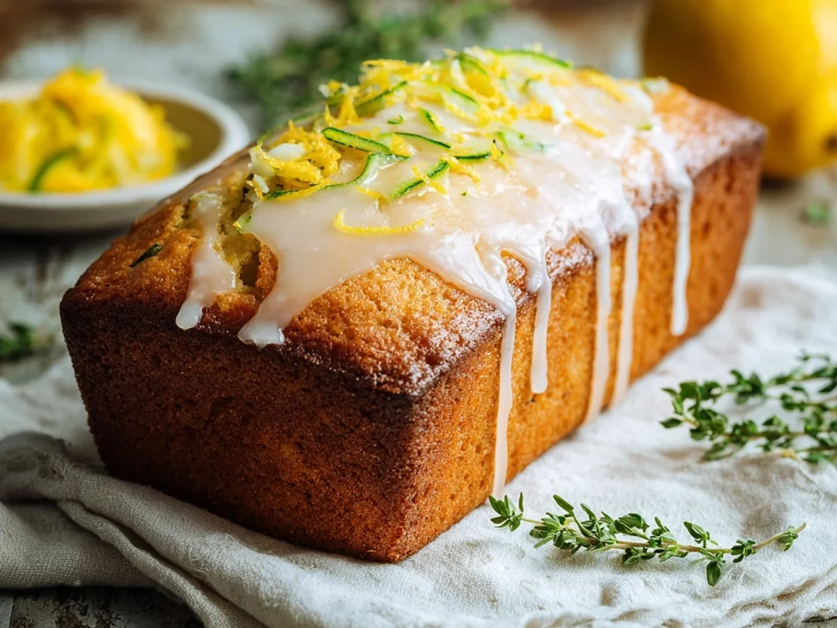 Lemon Zucchini Loaf Recipe: Bright & Tender Home-Baked Bread - Image 1