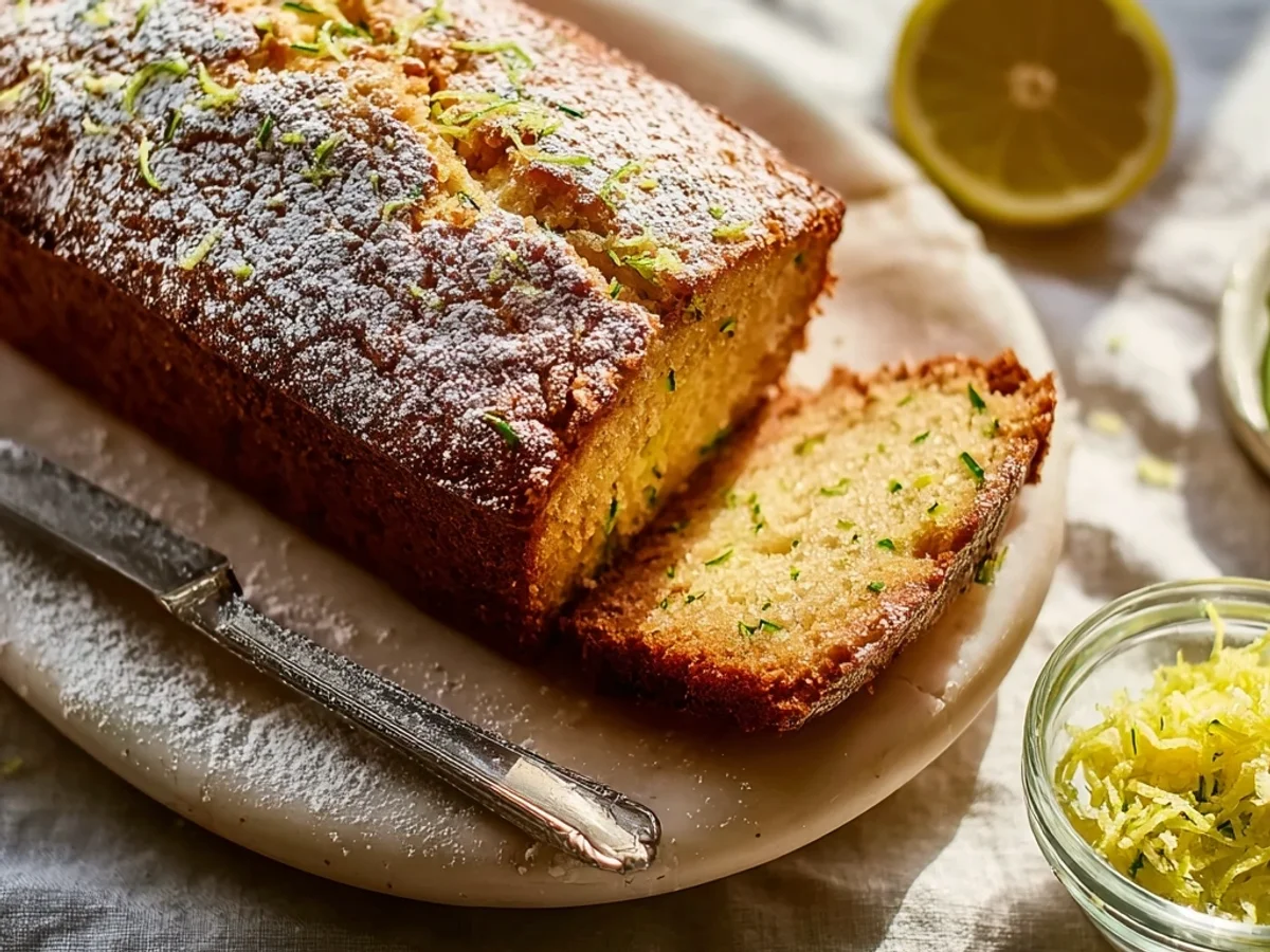 Luscious Lemon Zucchini Bread with Bright Glaze - Image 2