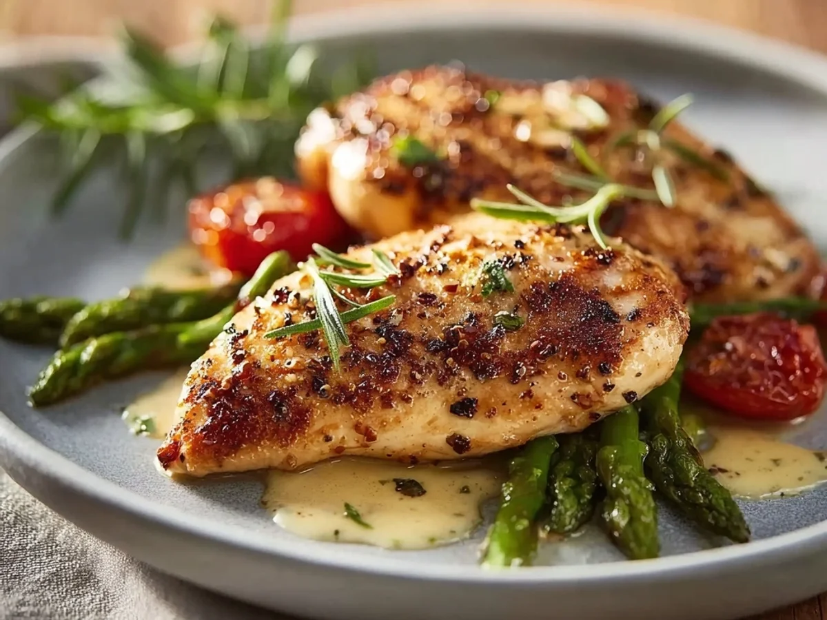 Melt-In-Your-Mouth Chicken Breast: Lemony Herb Pan Sauce - Image 1