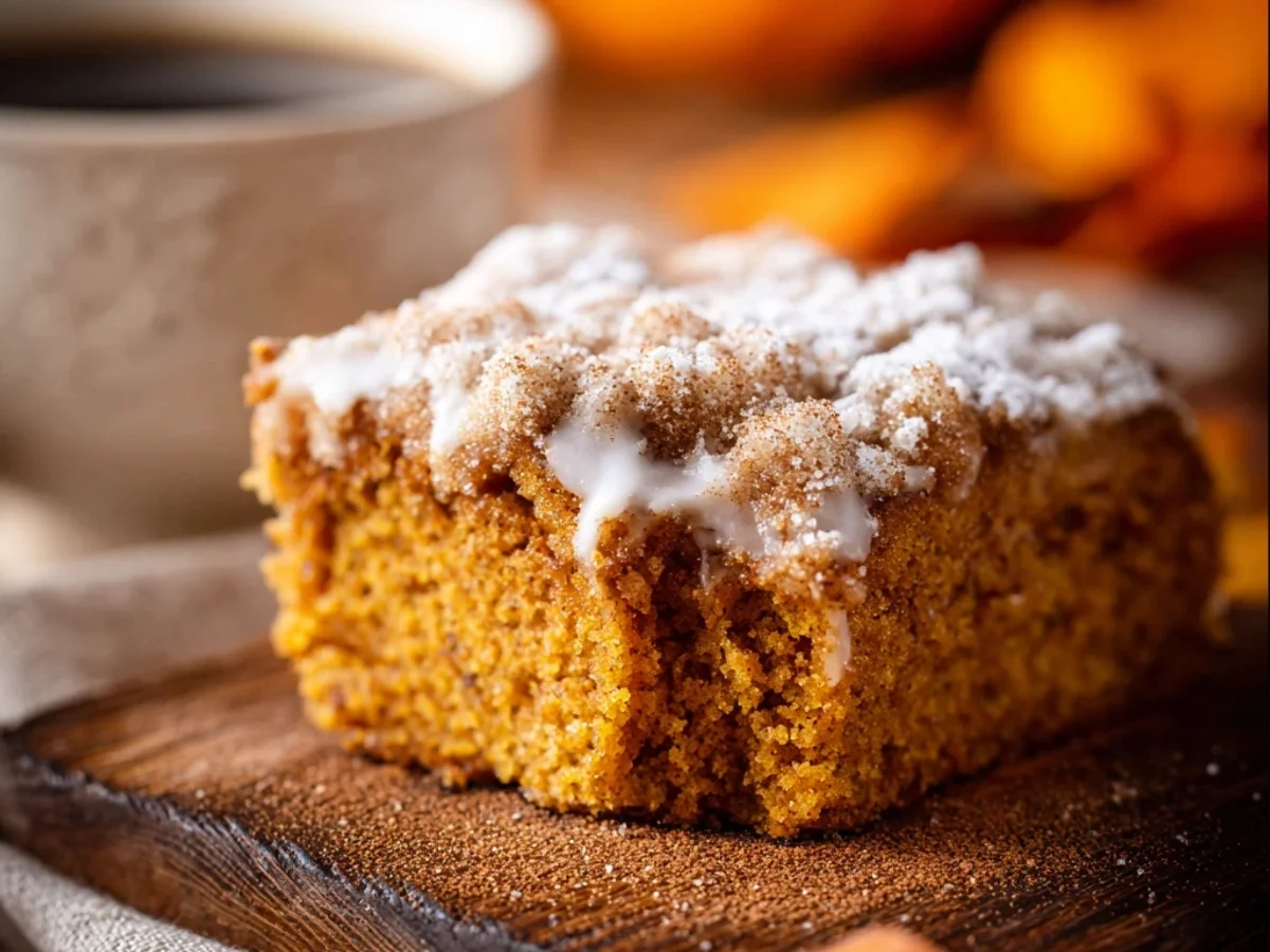 Pumpkin Coffee Cake with Streusel Swirl - Image 1